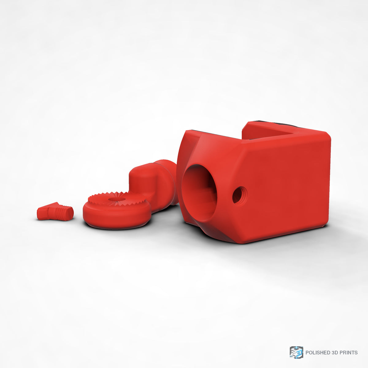 Link-A-Link Rotating C-Clamp Mount – shown in ASA Red