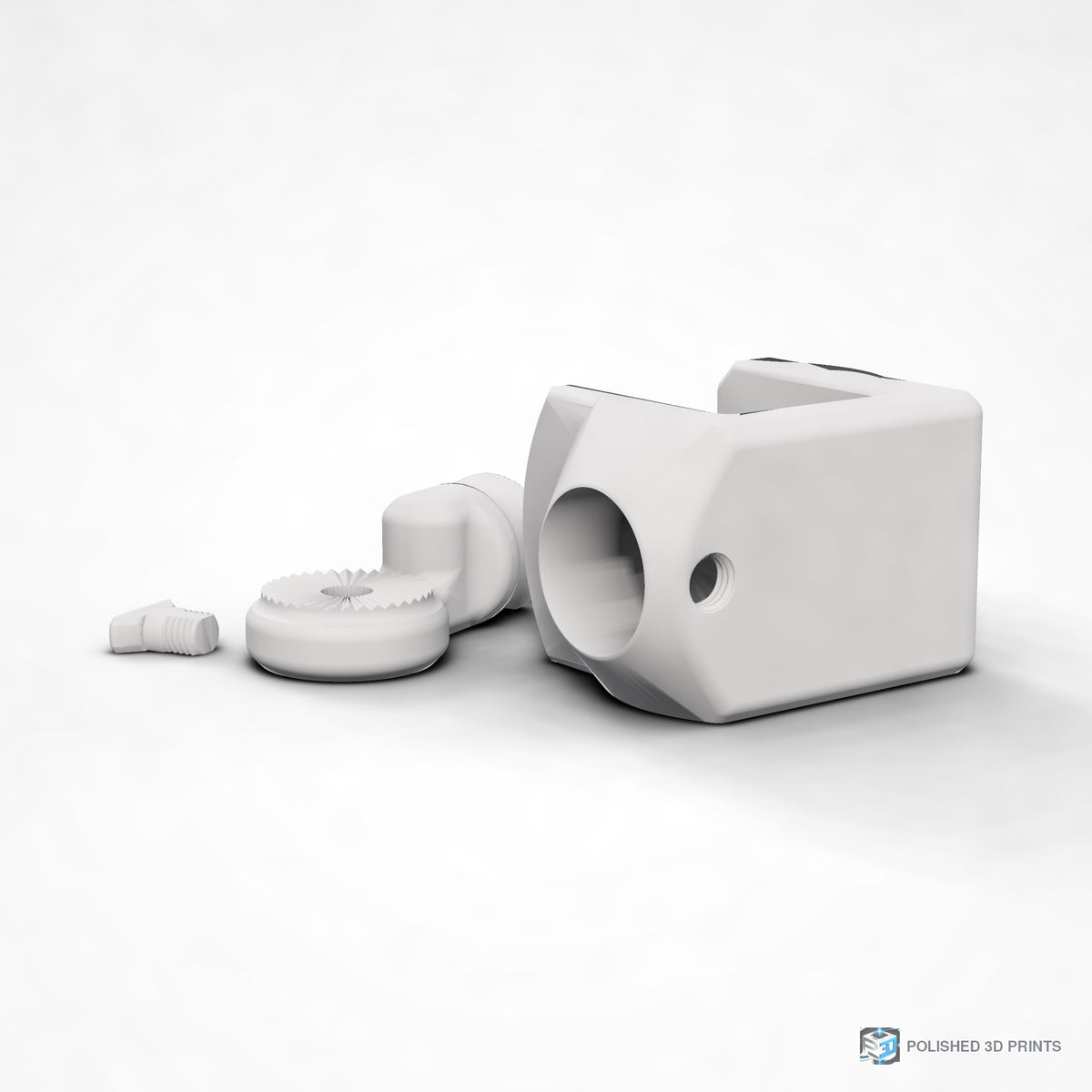 Link-A-Link Rotating C-Clamp Mount – shown in ASA White