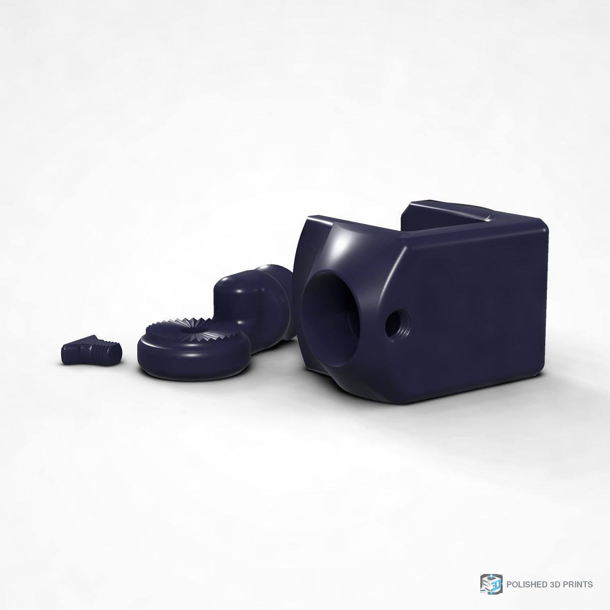 Link-A-Link Rotating C-Clamp Mount – shown in PETG Dark Blue