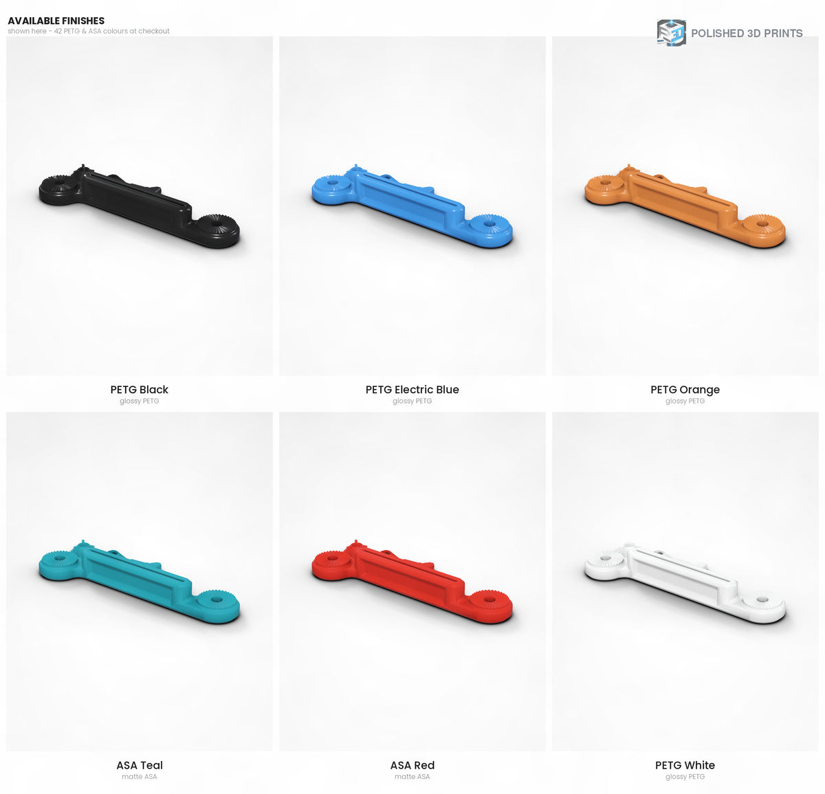 Link-A-Link Standard Link – six of the PETG and ASA colours available