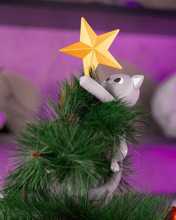 Meowy Christmas Tree Topper — as pictured