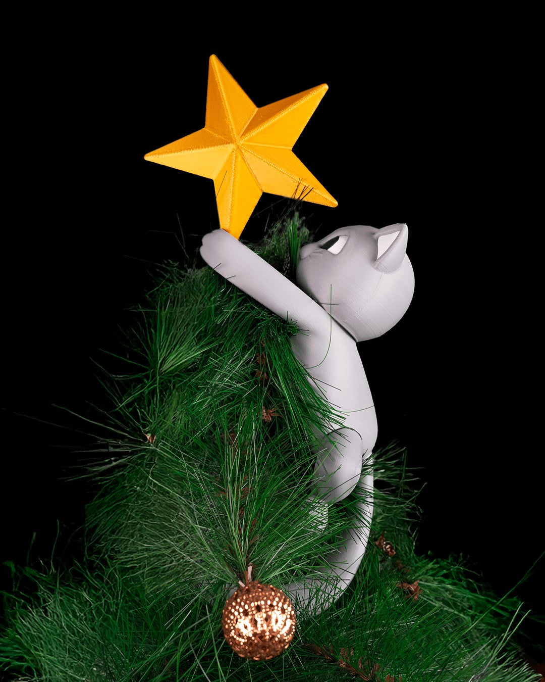 Meowy Christmas Tree Topper — photo 4