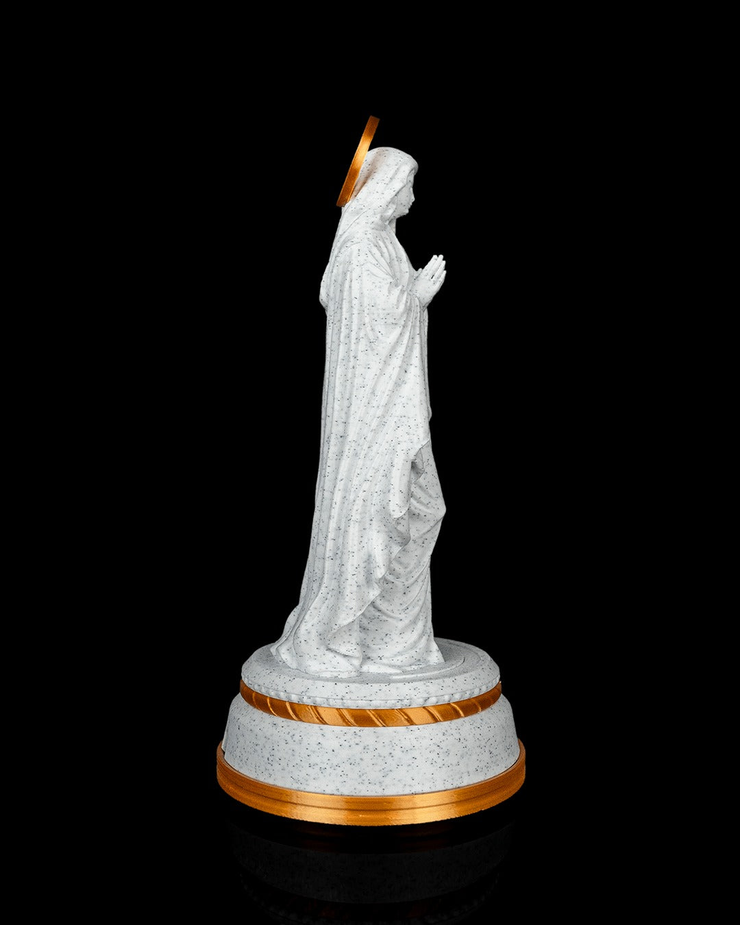 Our Lady Statue — side view