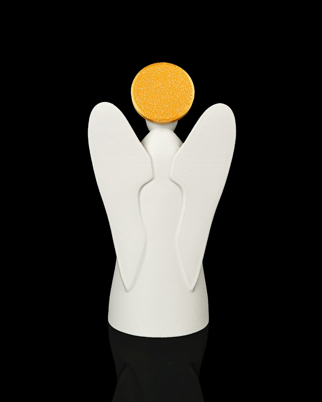 Praying Angel Statue — back view