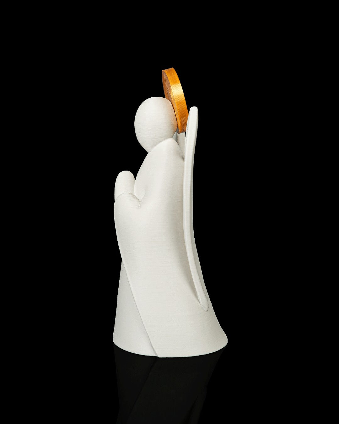 Praying Angel Statue — other side view