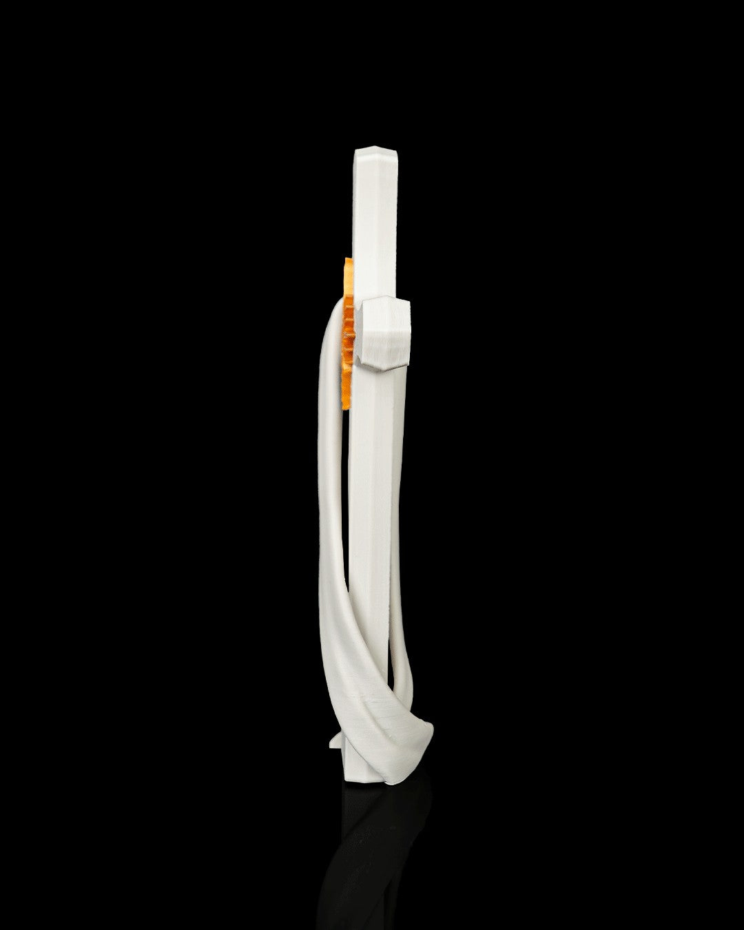 Sacred Cross Statue — side view