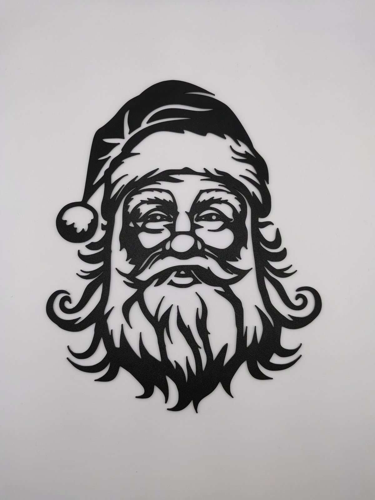 Santa Claus Face Wall Art — the printed piece