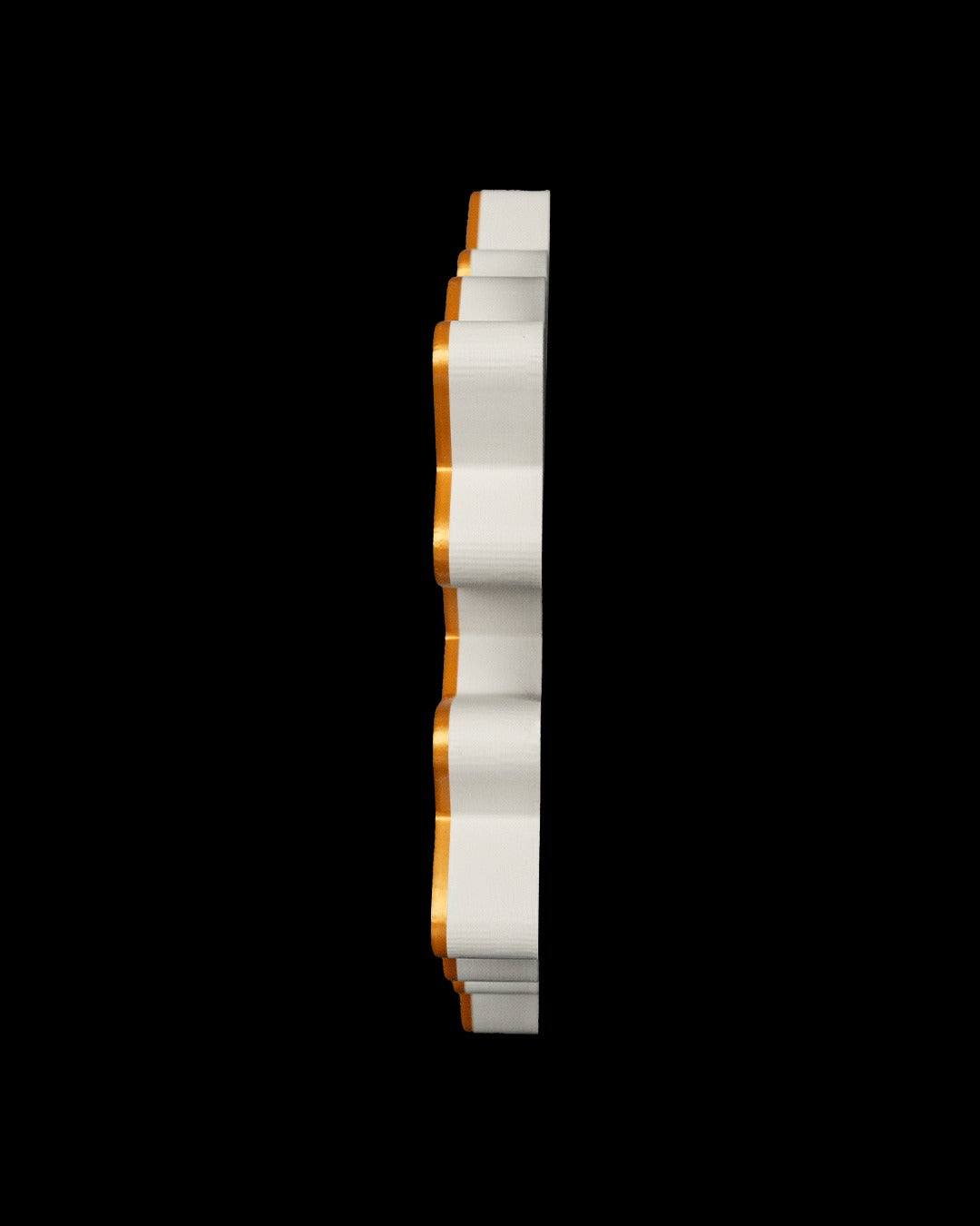 Snowflake Tray — side profile showing the tray height