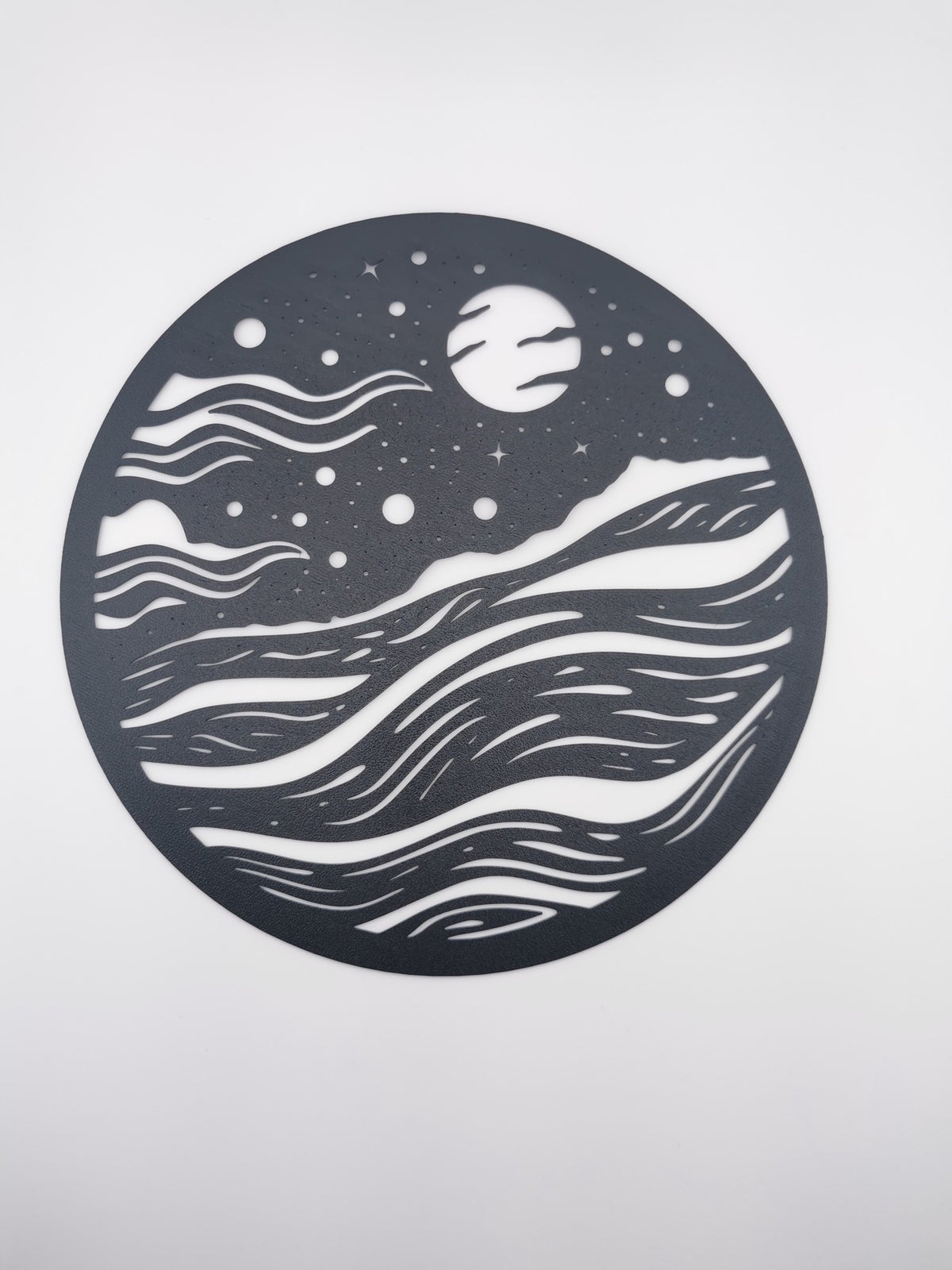 Starry Night Sea Wall Art — the printed piece