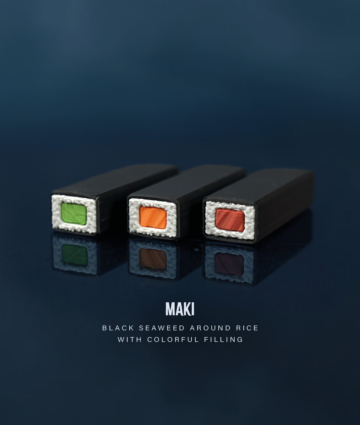 Sushi Stack Tumble Tower Game — Maki roll stones