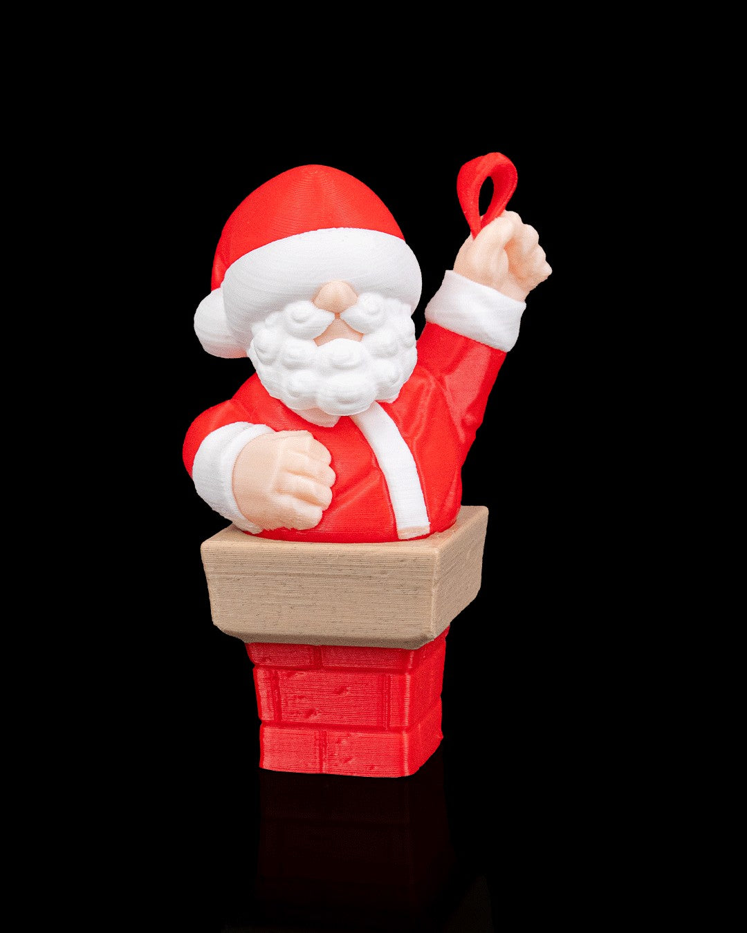 Up the Chimney Ornament — as pictured