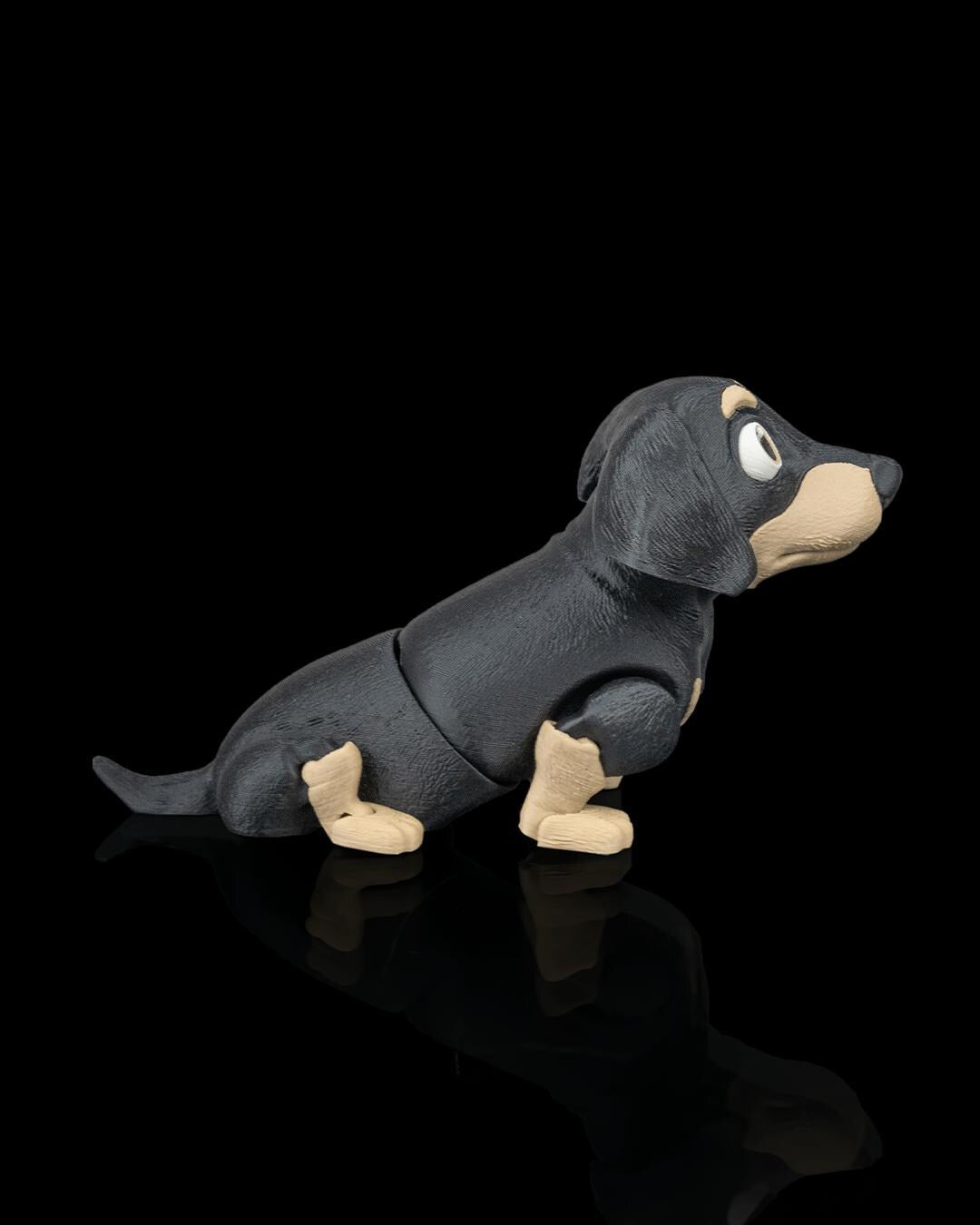 Articulated Dachshund Toy: Frank the Dog Desk Buddy
