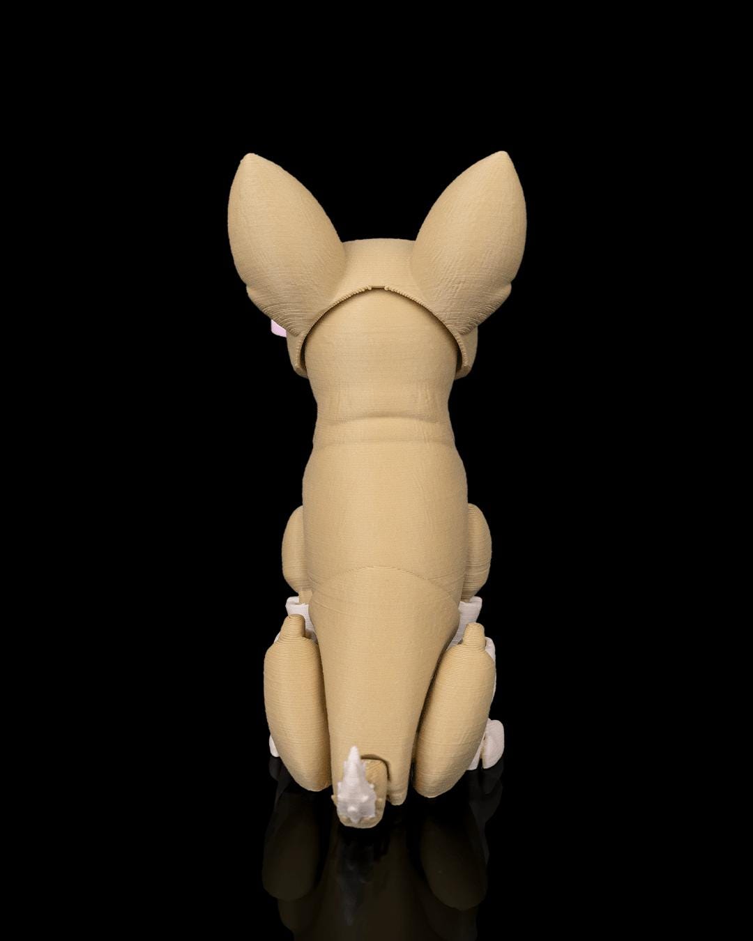 Articulated Chihuahua Desk Toy: Expressive Dog Figurine, Collectible Dog Lover Gift