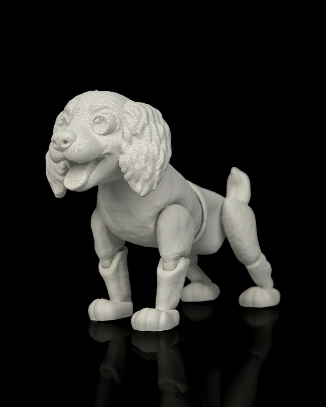 Articulated Cocker Spaniel Dog Toy: Lady, Desk Companion, Dog Lover Gift