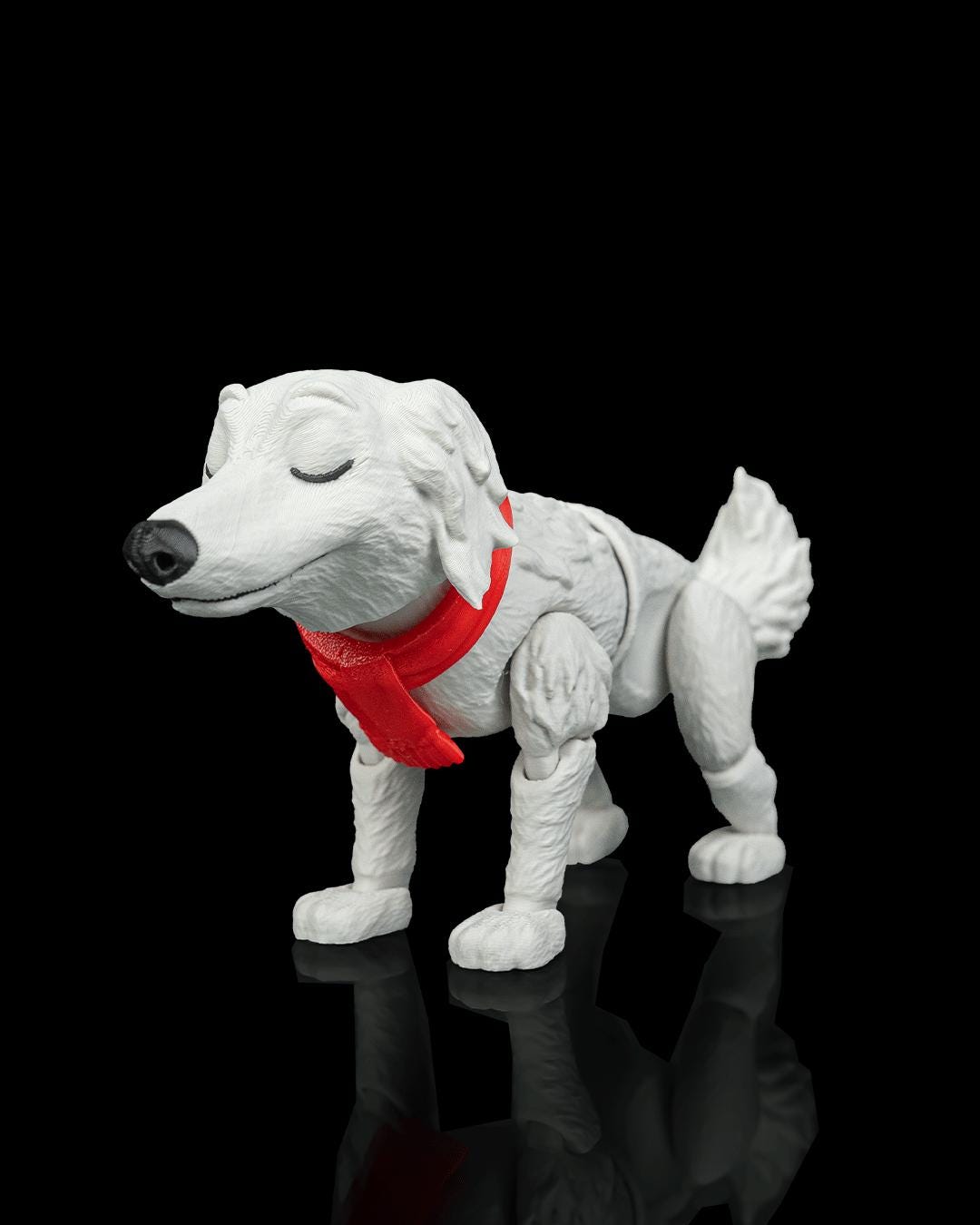 Articulated Borzoi Dog Toy: Anastasia, Desk Companion, Dog Lover Gift