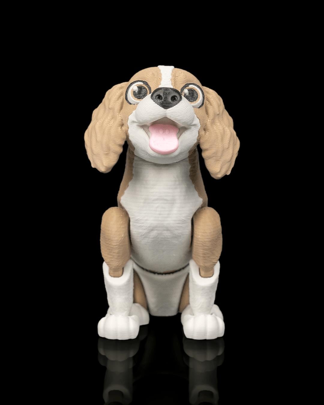 Articulated Cocker Spaniel Dog Toy: Lady, Desk Companion, Dog Lover Gift
