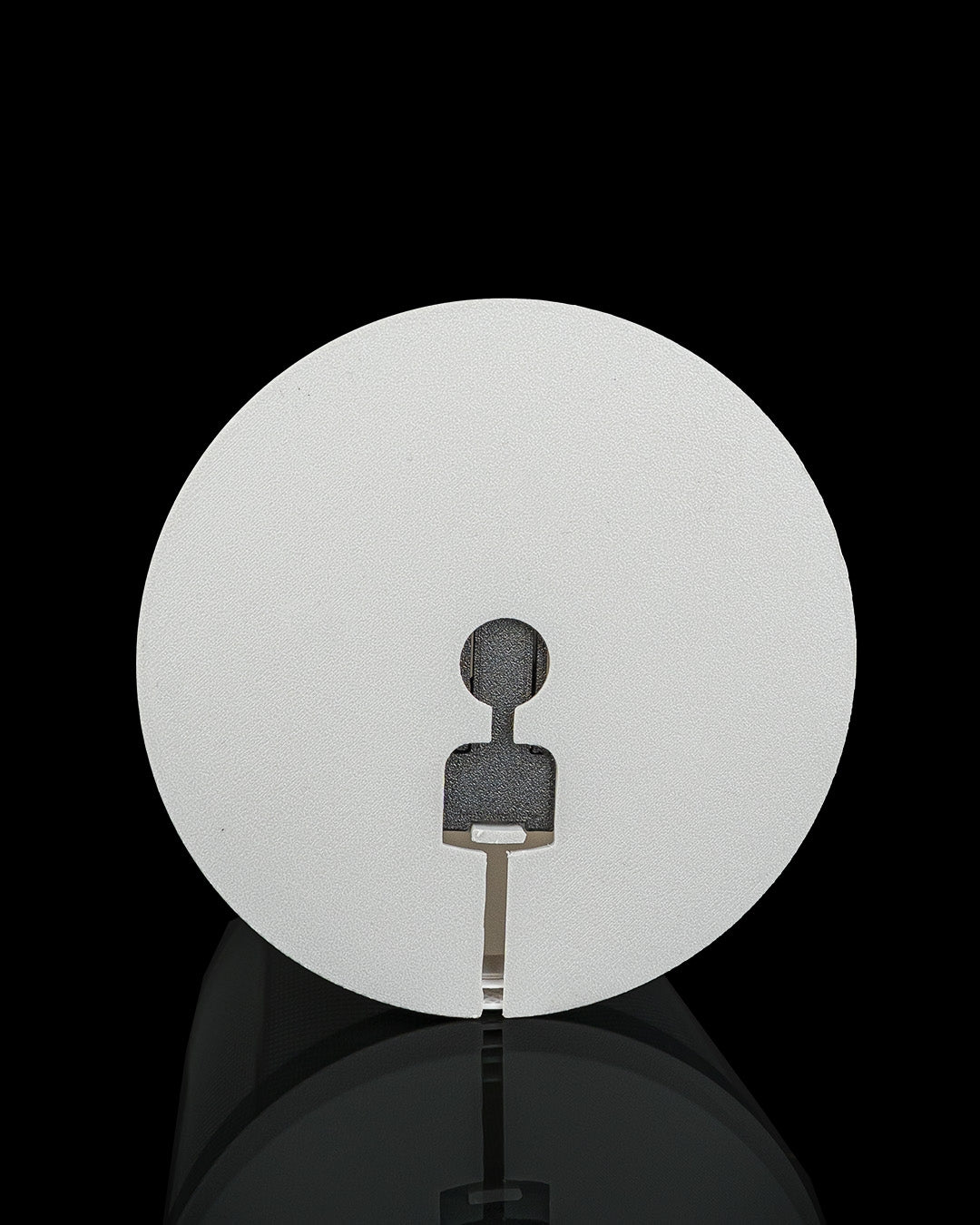 Memo Tower — a 3D-printed table lamp and desk organizer — three-quarter angle