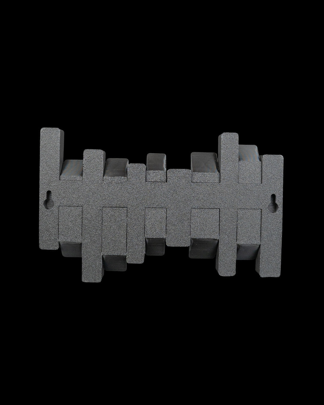Modern Grid — a 3D-printed wall hook set — color and finish detail