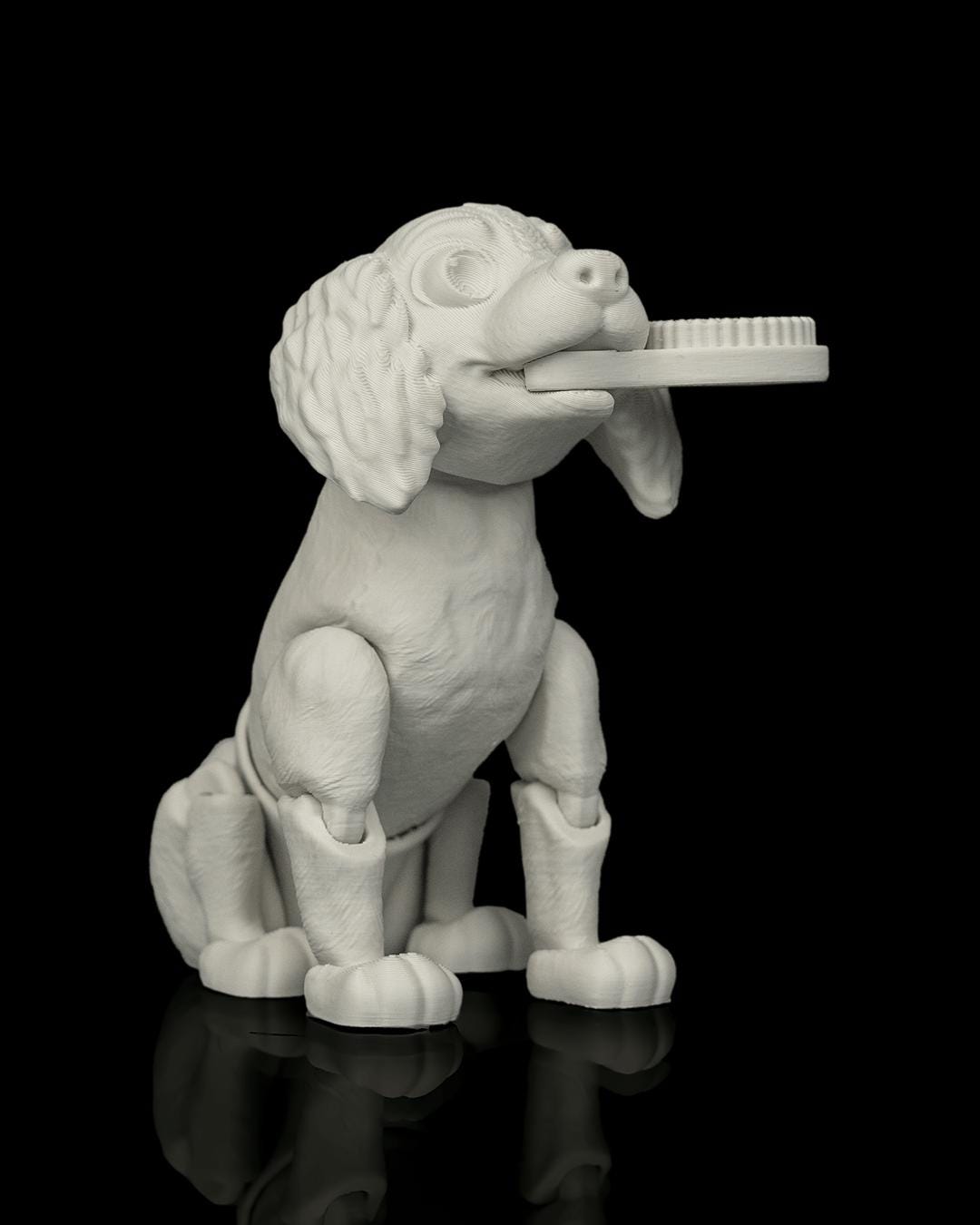 Articulated Cocker Spaniel Dog Toy: Lady, Desk Companion, Dog Lover Gift