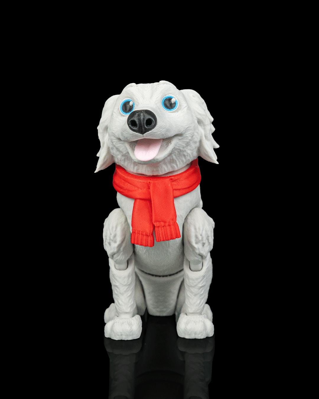 Articulated Borzoi Dog Toy: Anastasia, Desk Companion, Dog Lover Gift