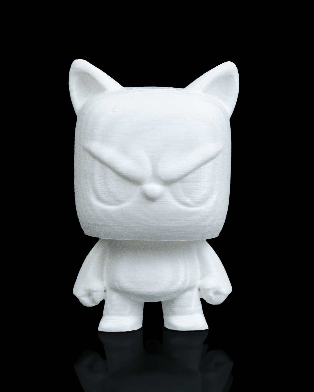 Anty Kitty articulated 3D-printed collectible keyring — rear view
