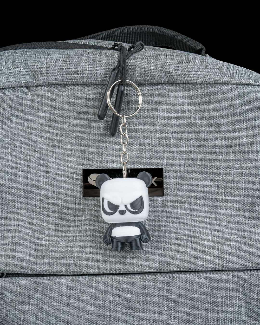 Anty Panda articulated 3D-printed collectible keyring — posed for display