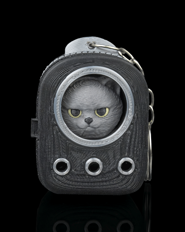 Everyday Pack: British Shorthair Cat Carrier Keyring Charm