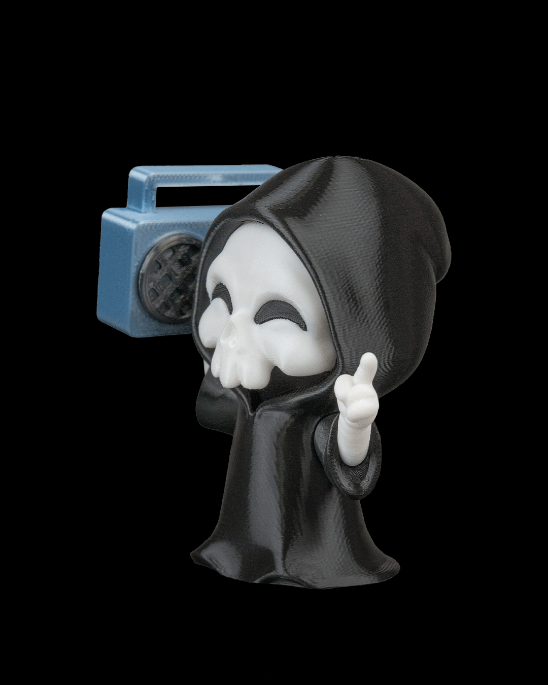 Groove Reaper dancing reaper — 3D-printed Halloween figure (view 2)