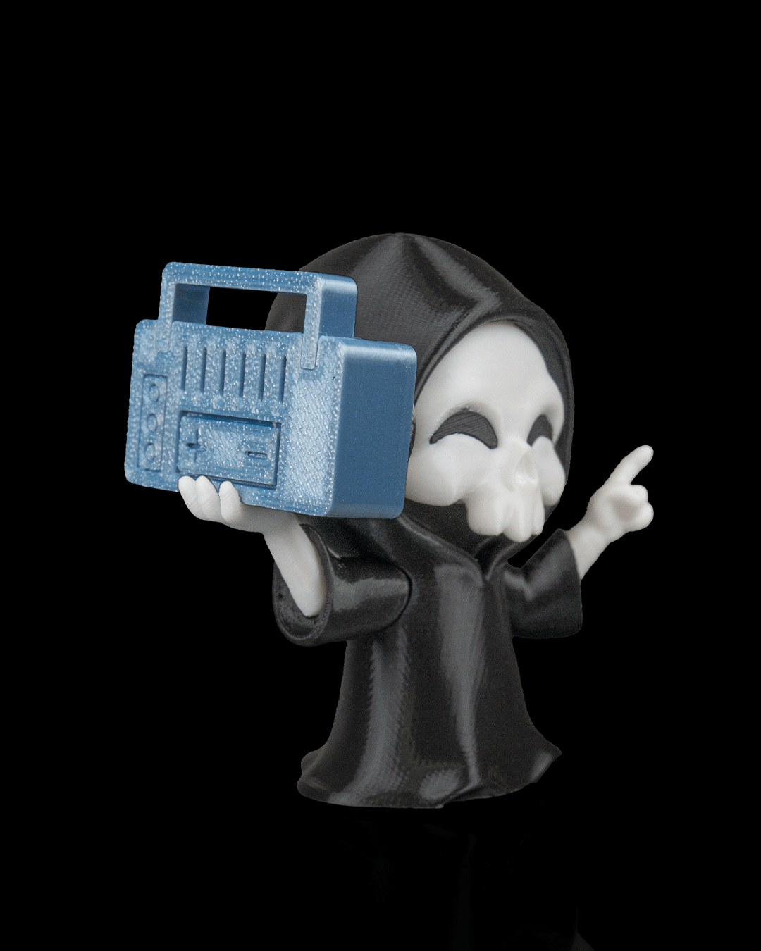 Groove Reaper dancing reaper — 3D-printed Halloween figure (view 5)