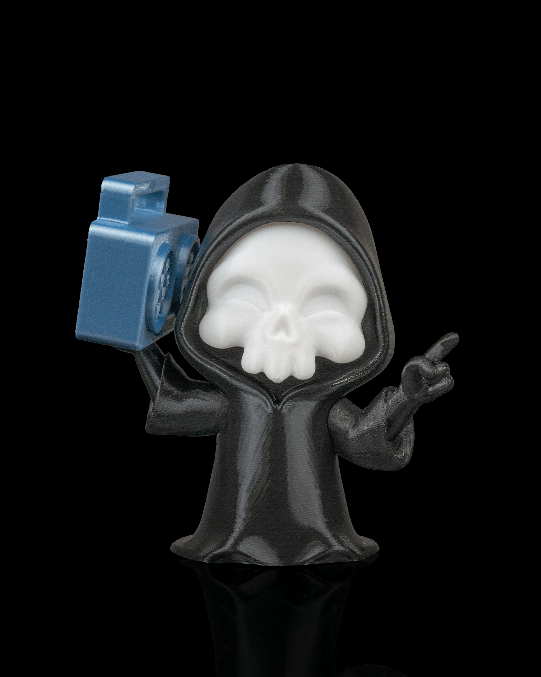 Groove Reaper dancing reaper — 3D-printed Halloween figure (view 6)