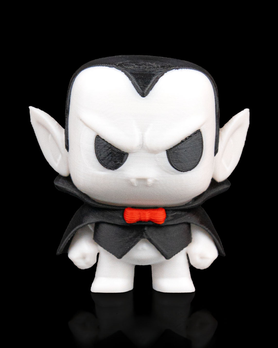Nosfer-Anty vampire Anty articulated 3D-printed Halloween keyring — front view