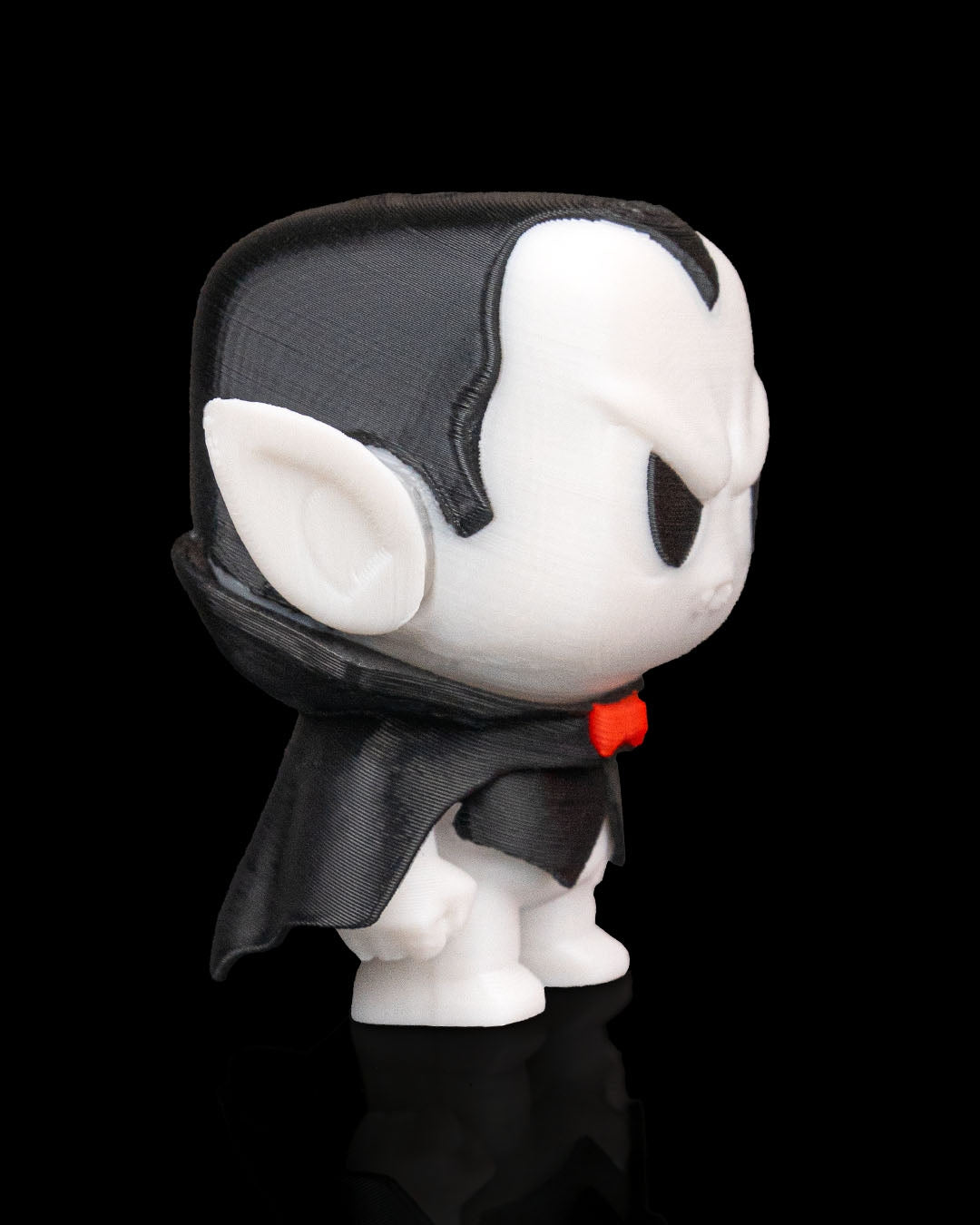 Nosfer-Anty vampire Anty articulated 3D-printed Halloween keyring — side profile