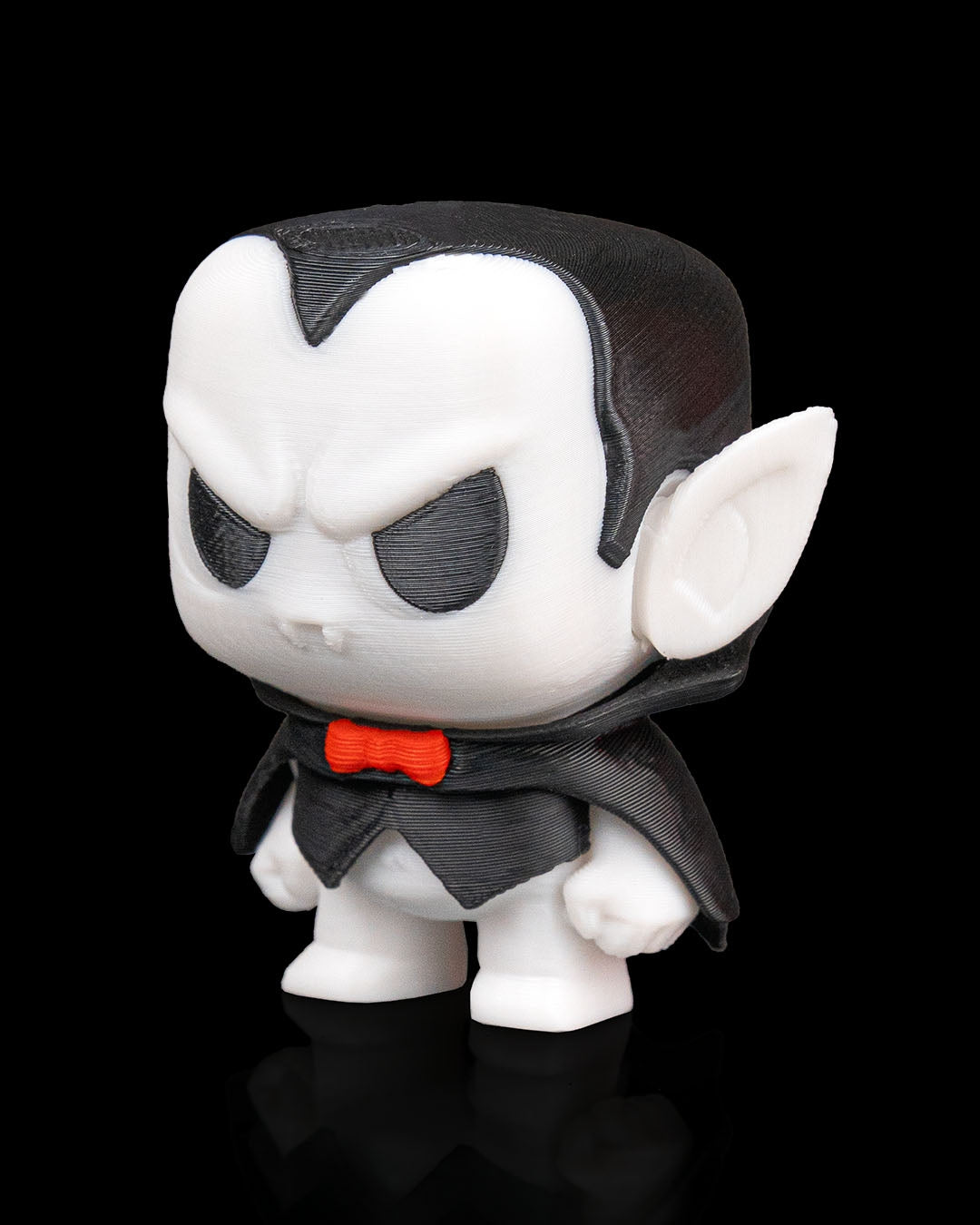 Nosfer-Anty vampire Anty articulated 3D-printed Halloween keyring — posed for display
