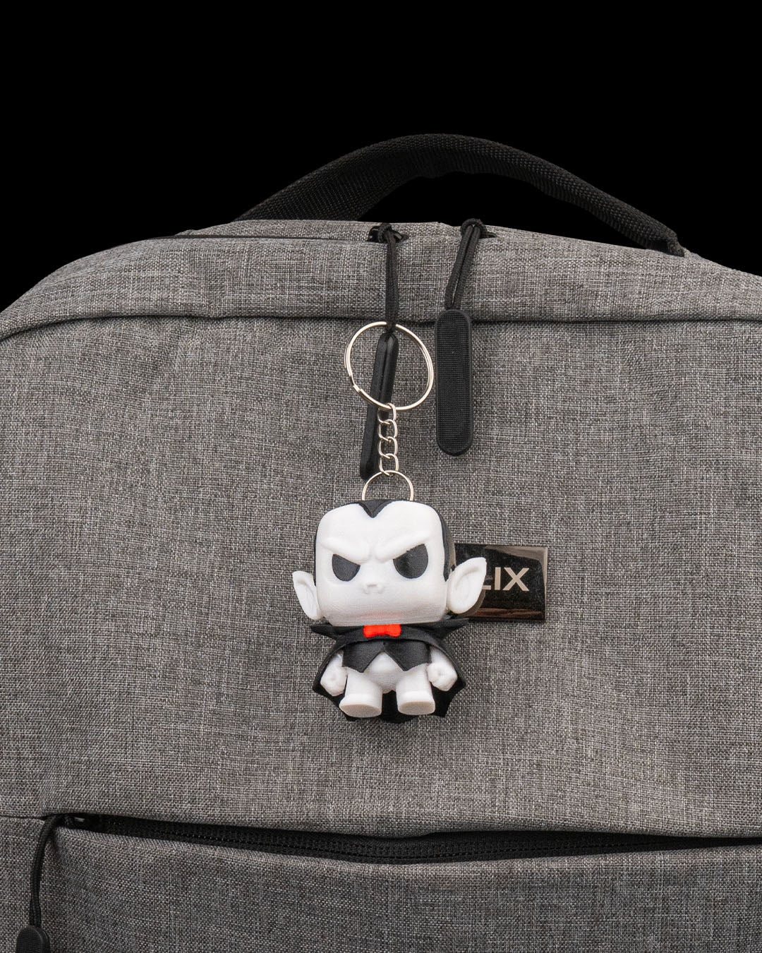 Nosfer-Anty vampire Anty articulated 3D-printed Halloween keyring — color and finish detail
