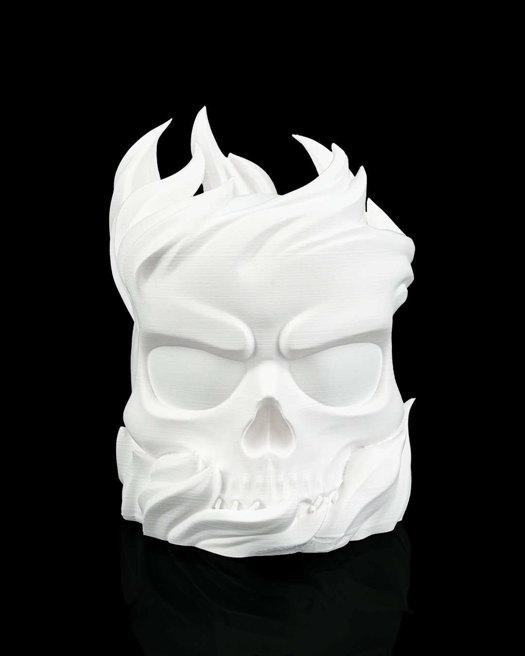 Skull Sphere Table Lamp — 3D-printed skull sphere table lamp (view 5)