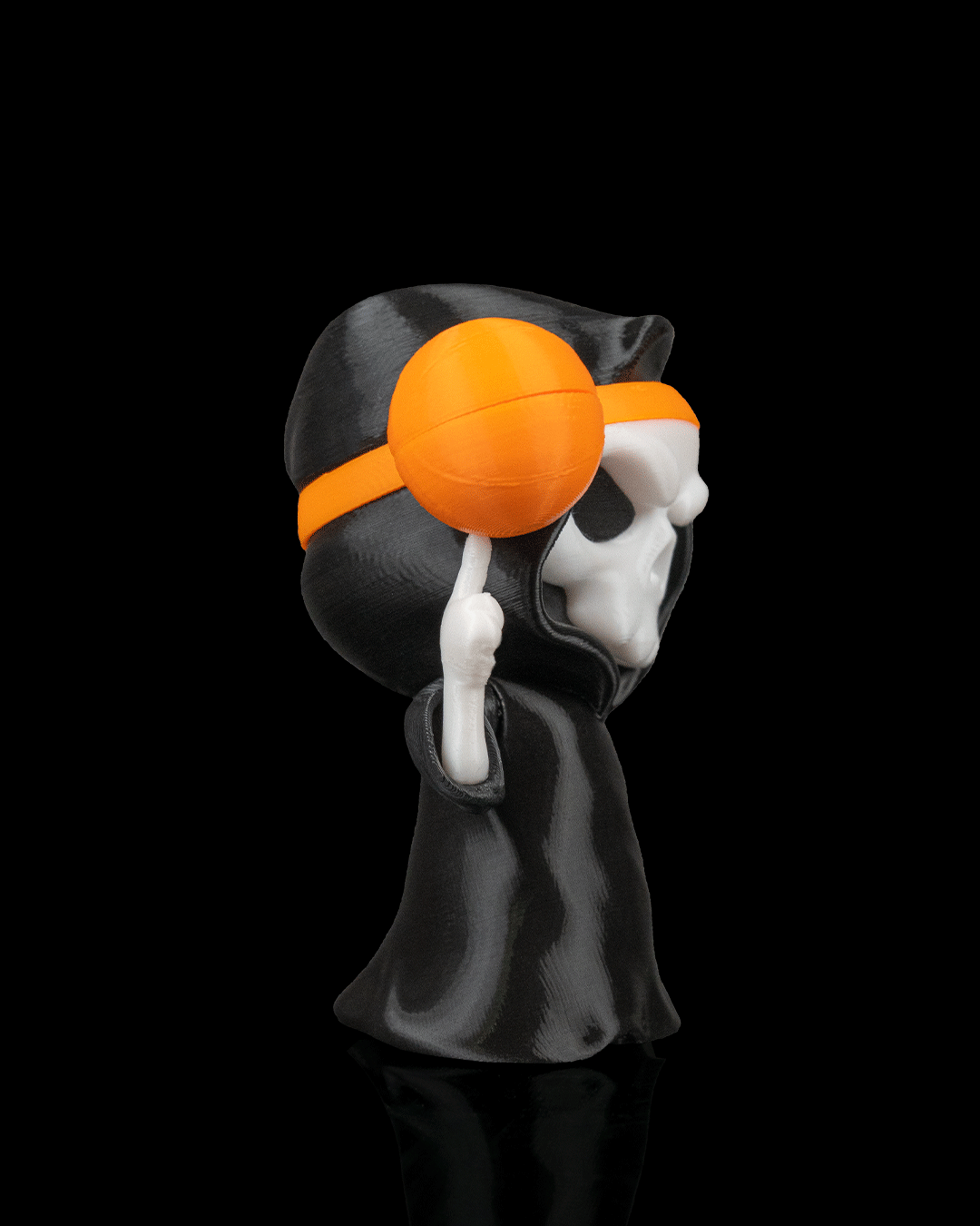 Slam Reaper basketball reaper — 3D-printed Halloween figure (view 2)