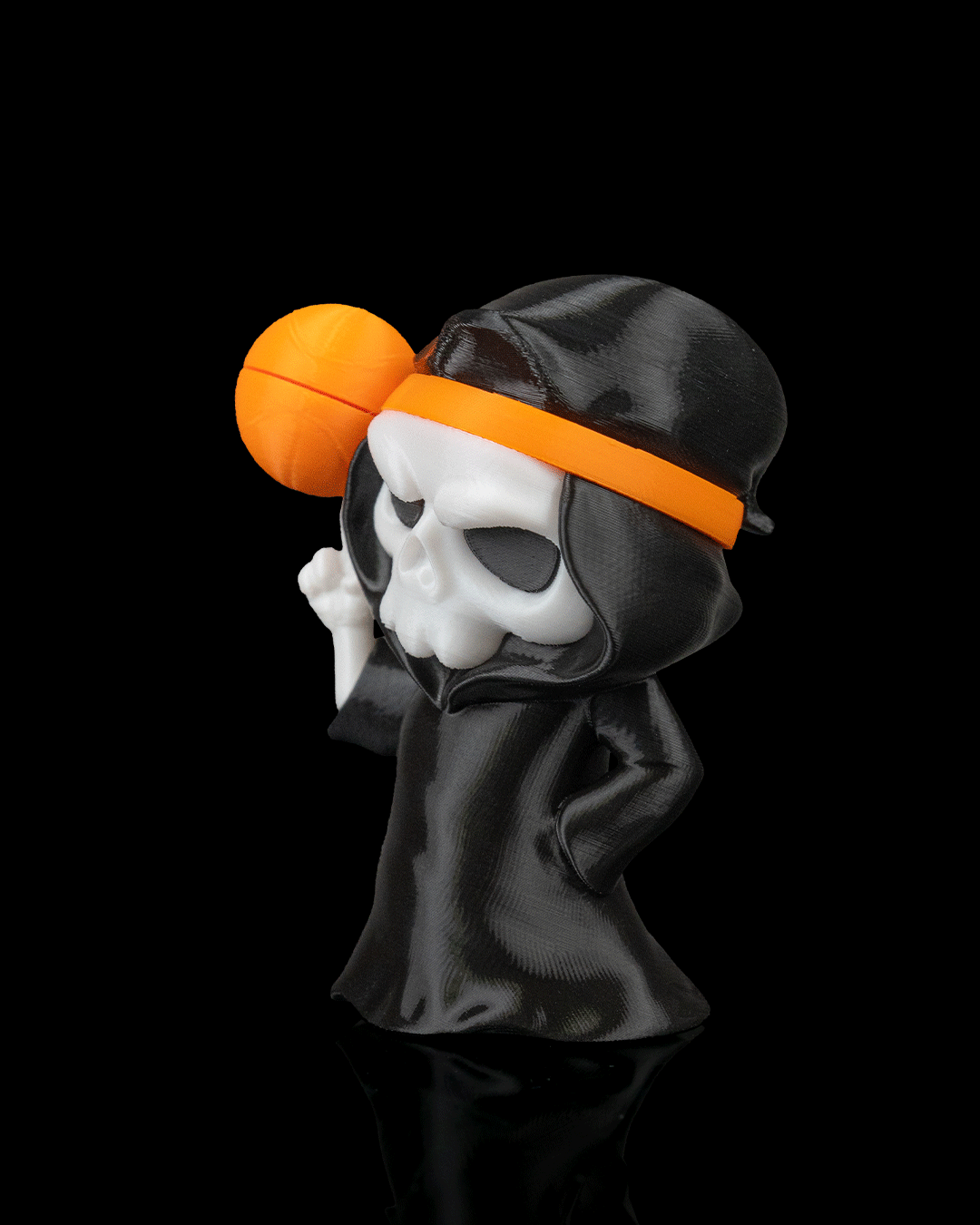 Slam Reaper basketball reaper — 3D-printed Halloween figure (view 4)