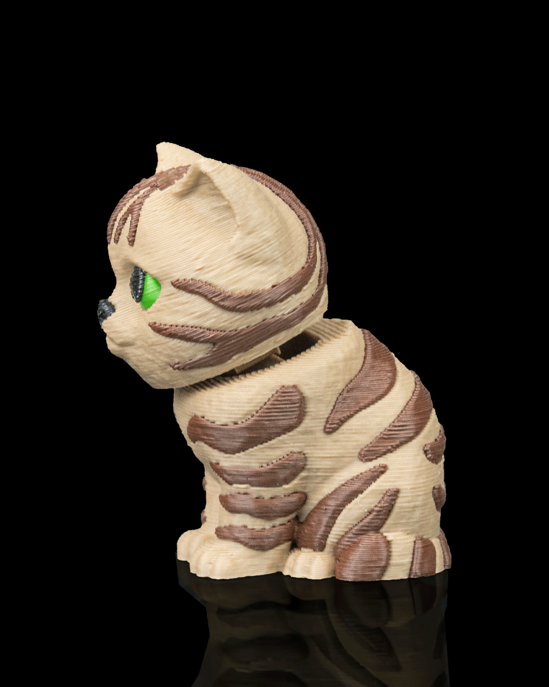 Urban Pack: Tabby Cat Carrier Keyring Charm