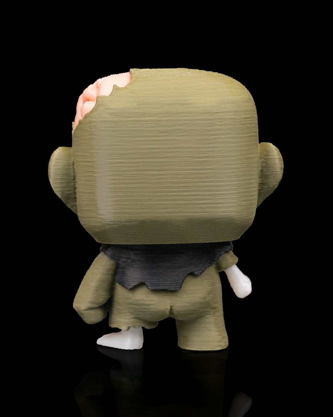 Zanty zombie Anty keyring — 3D-printed Halloween charm (view 4)