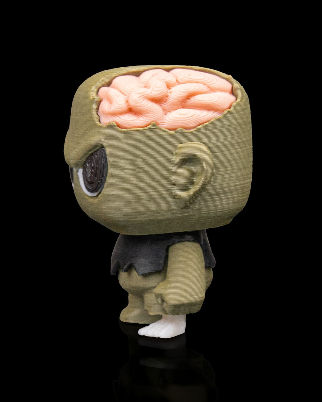 Zanty zombie Anty keyring — 3D-printed Halloween charm (view 5)