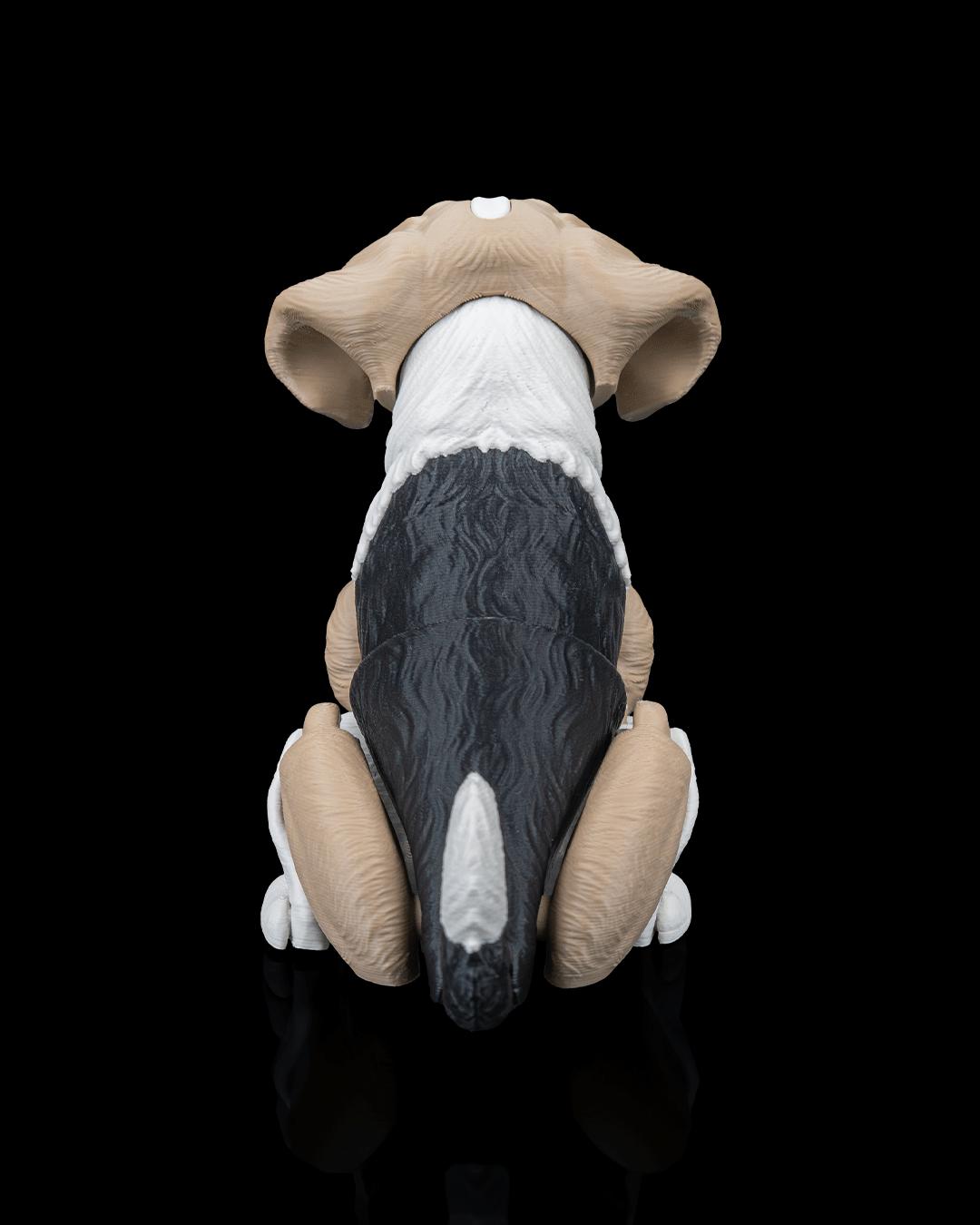 Articulated Beagle Dog Toy: Milo, Lifelike Poseable Desk Buddy, Dog Lover Gift