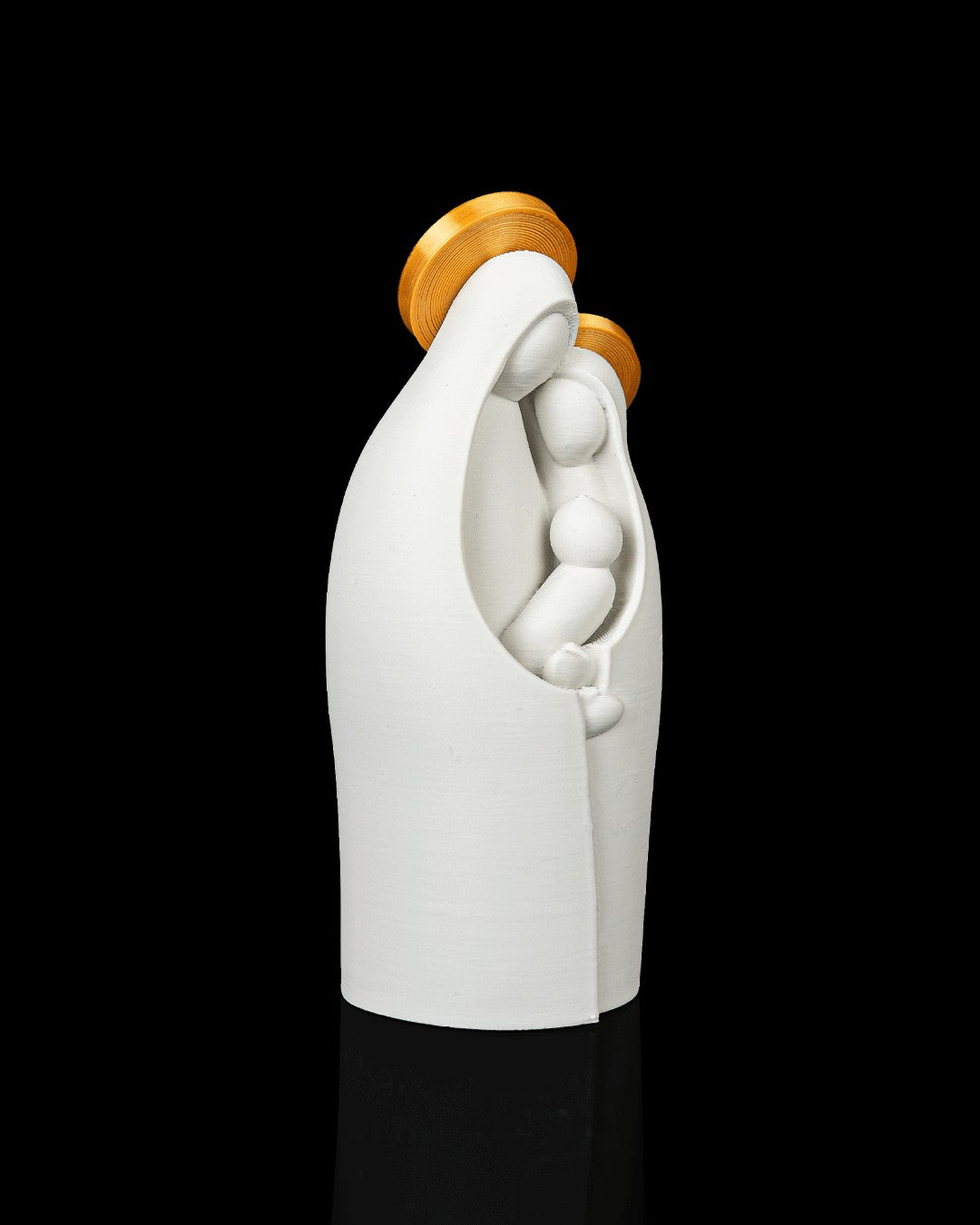 Blessed Family Statue — three-quarter view