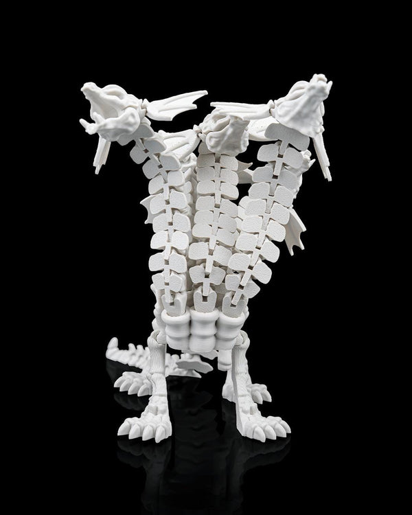 Articulated Hydra Skeleton Figure: Mythic Labyrinth Collectible, Fantasy Desk Toy