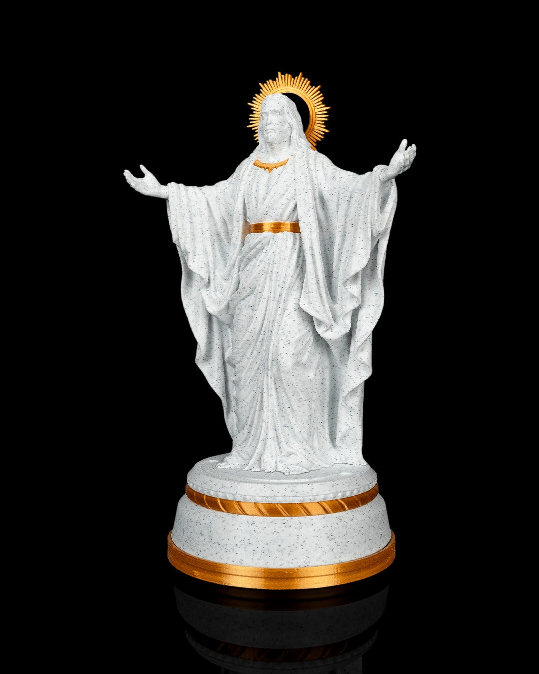 Christ of Light Statue — 160 mm statue, angled view