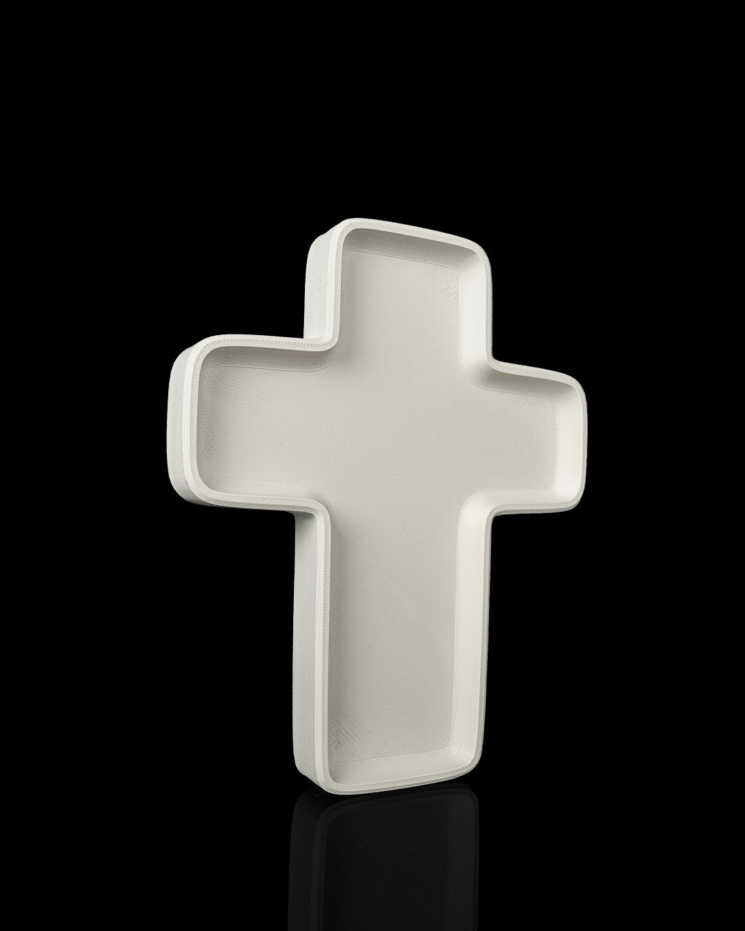 Cross Tray and Candle Holder — tray at an angle