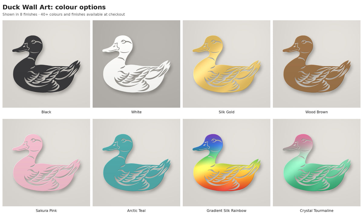 Duck Wall Art — colour options