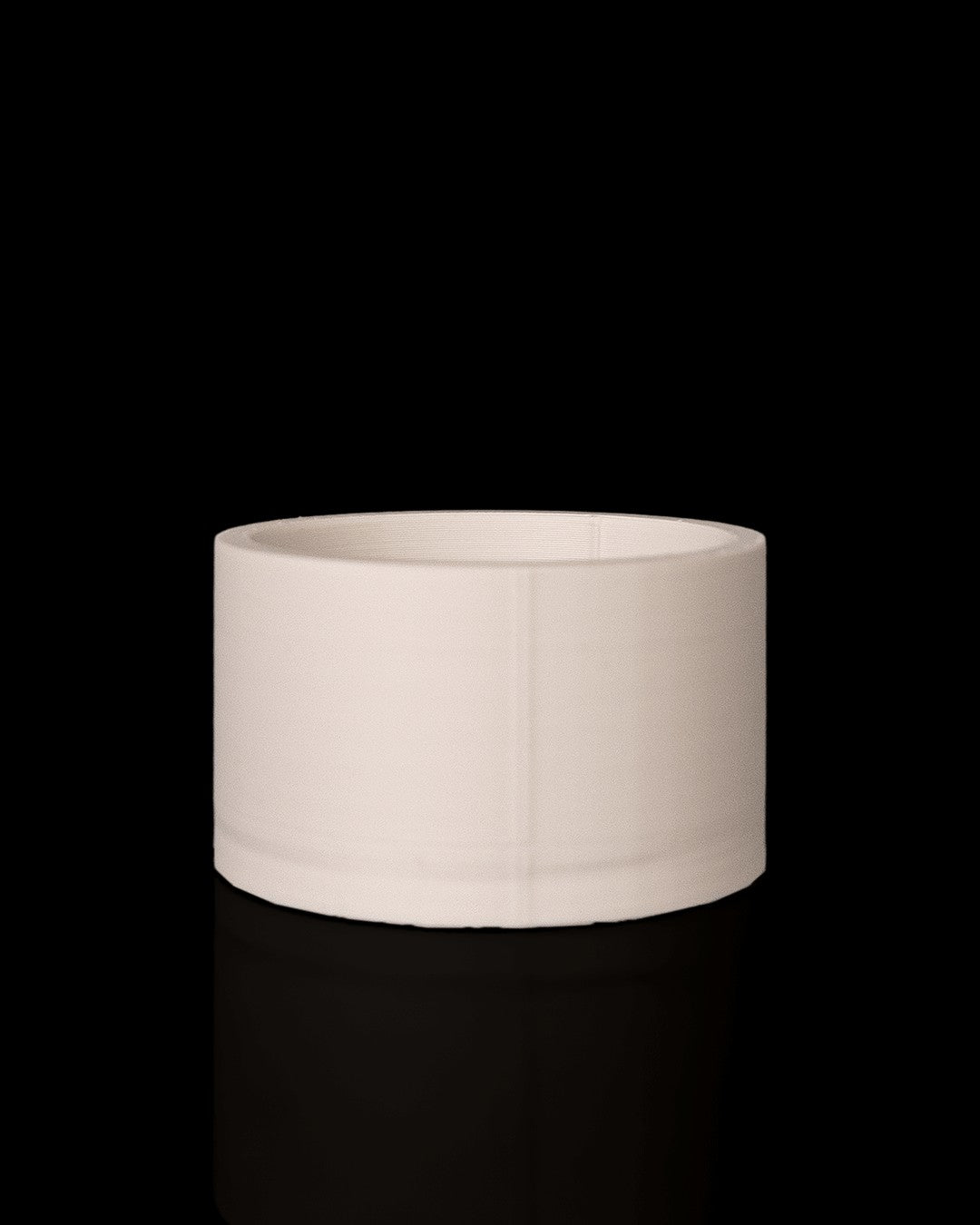 Elongated Tray and Candle Holder — smooth tealight holder