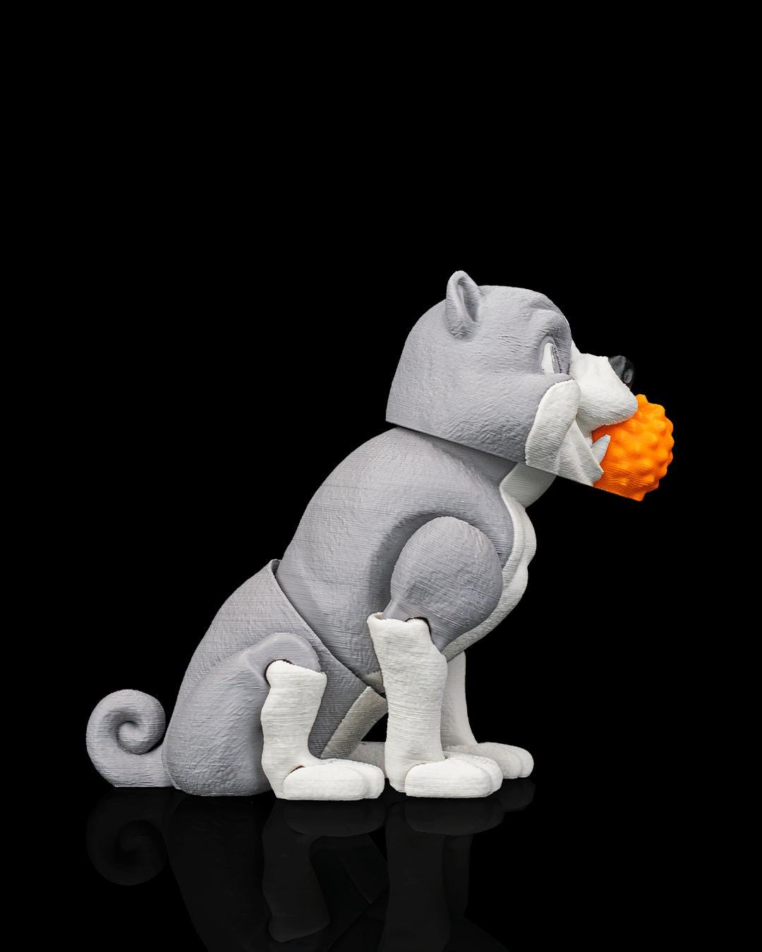 Articulated American Bully Dog Toy: Diesel, Desk Companion, Dog Lover Gift