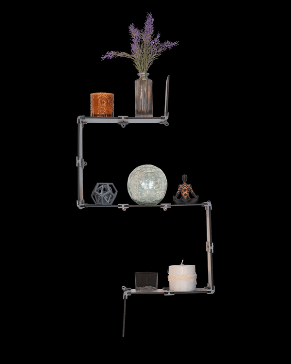 Folded Shelf mounted on wall