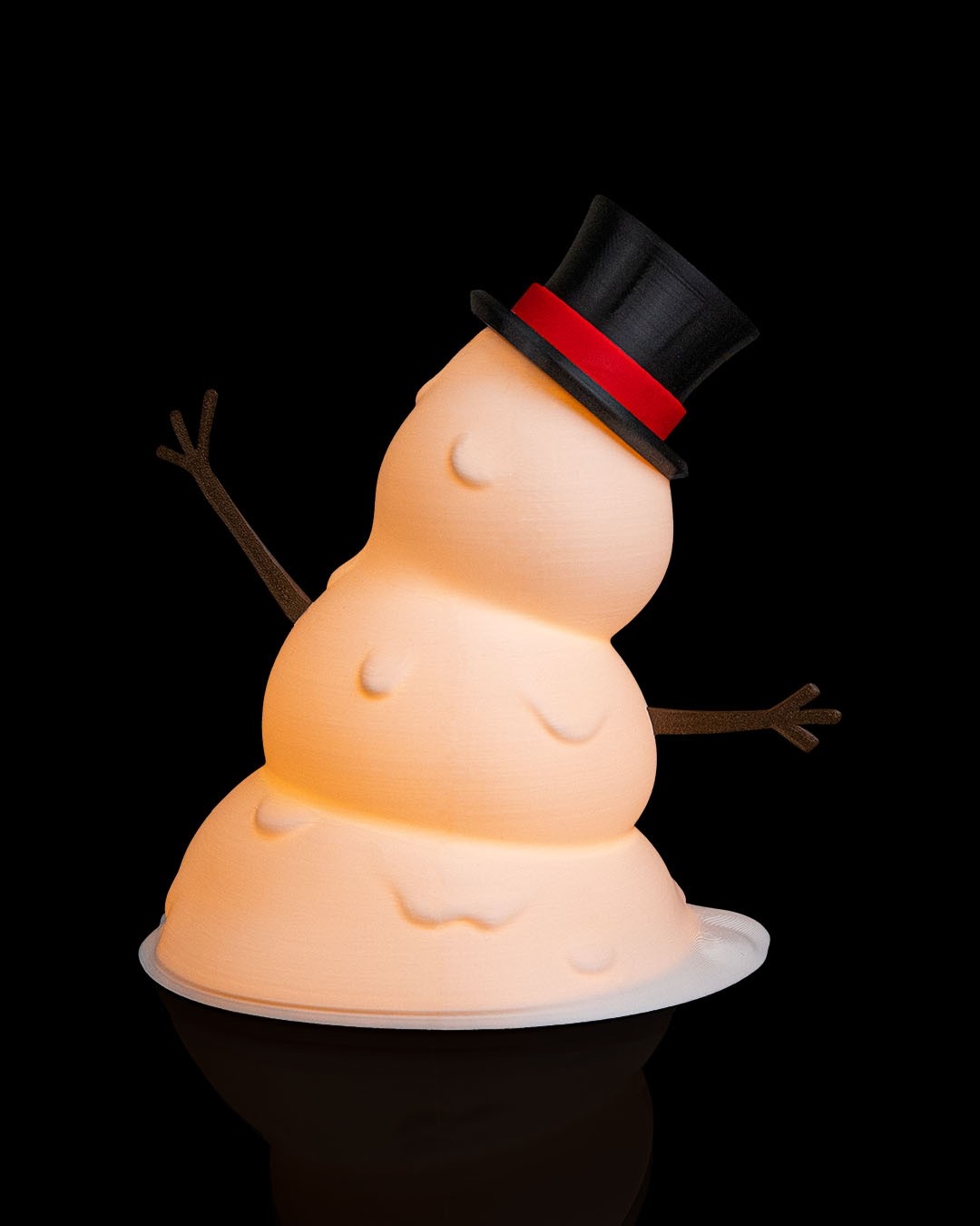 Happy Snowman Table Lamp — photo 4